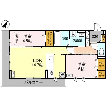 East Hills 間取り