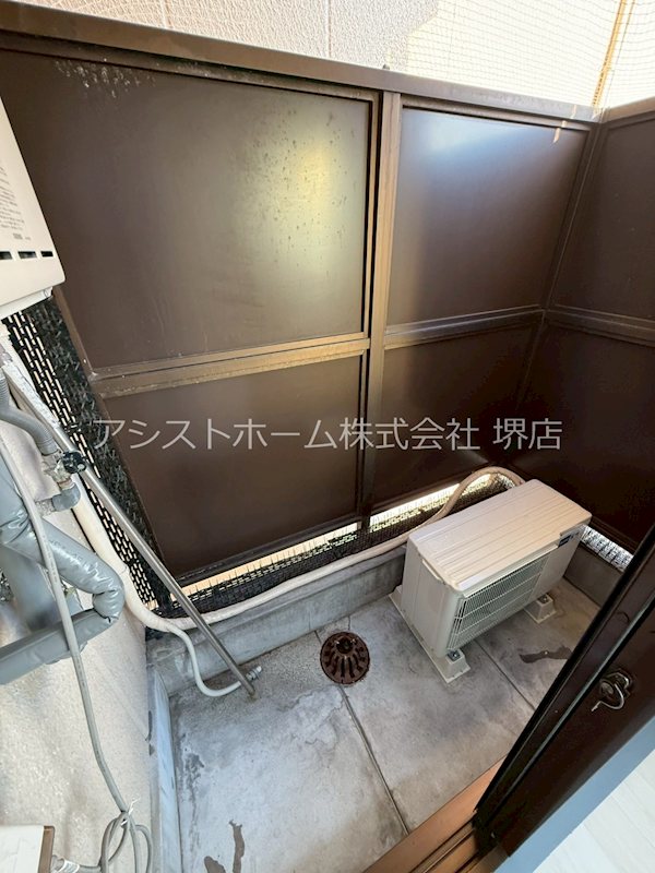 サングレール南旅篭 ベランダに洗濯機は置いて下さい