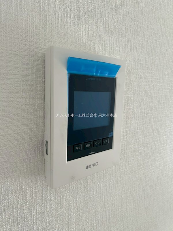 Ones-Office岸和田 来訪者をカメラで確認できるので女性の方にも安心