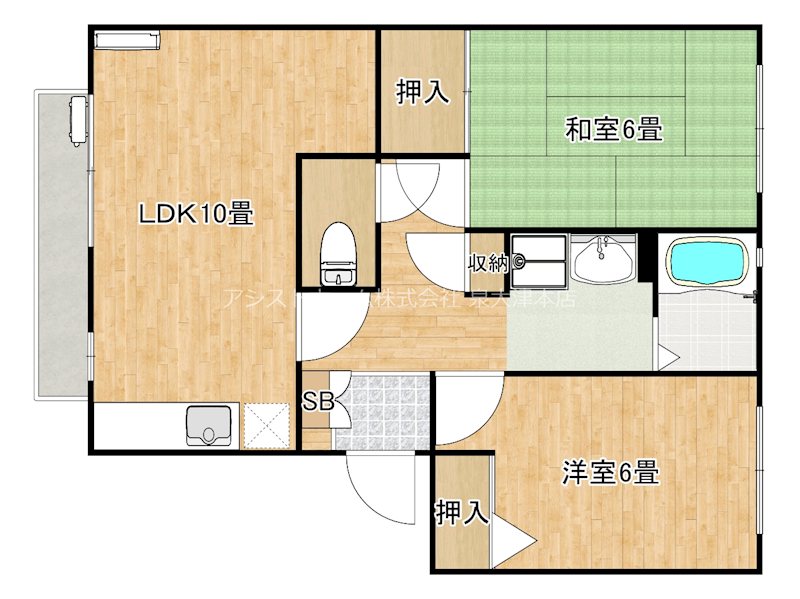 サンプライムシティ 間取り