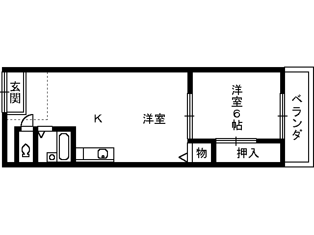コーポ今池 間取り