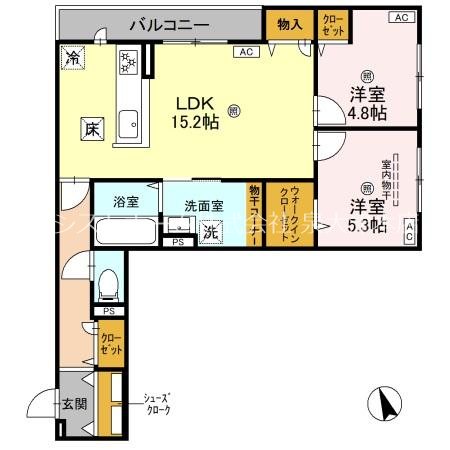 パサログランデ羽衣 間取り
