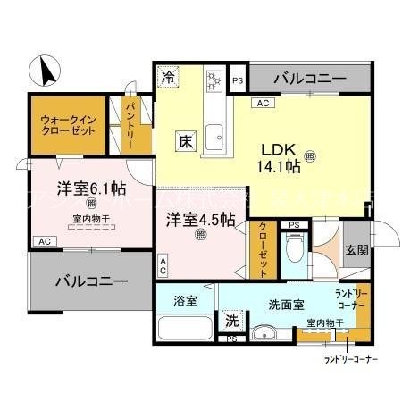 パサログランデ羽衣 間取り