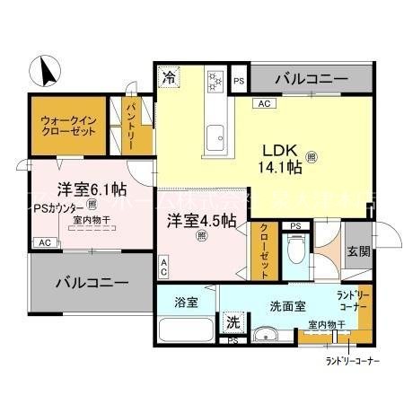 パサログランデ羽衣 間取り