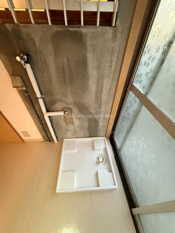 旭ヶ丘南住宅 室内洗濯機置き場