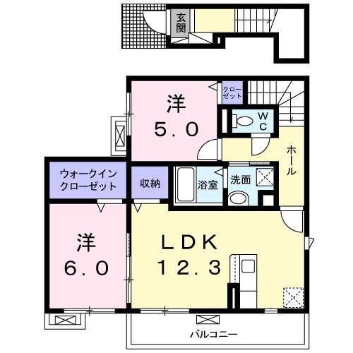 アルト　ルーナⅡ 間取り