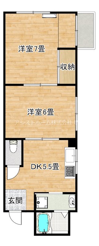 堺ハイツ 間取り