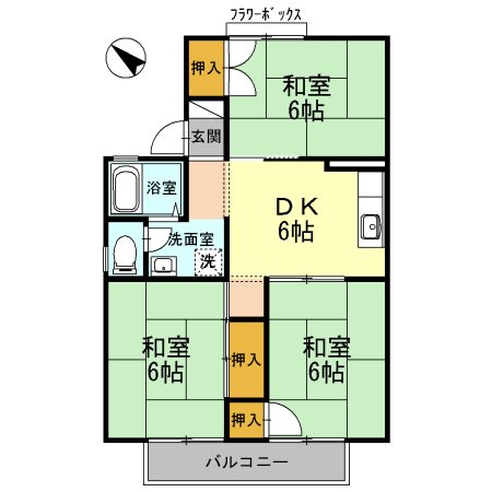 セジュール正木 間取り
