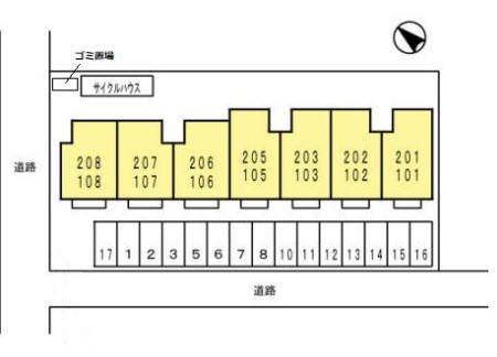 セジュール正木 駐車場
