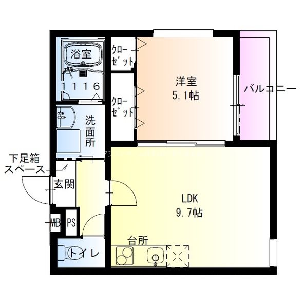 フジパレス泉大津Ⅴ番館 間取り