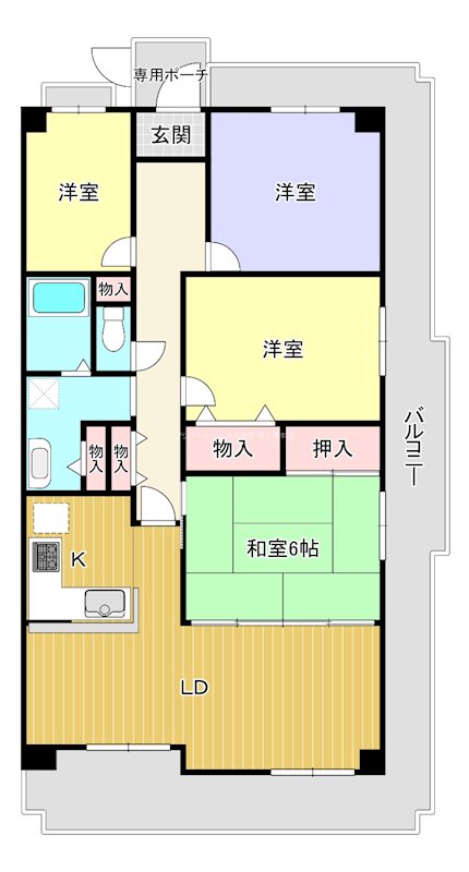 エクセラート北助松 間取り