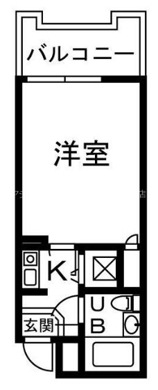 シャルマンフジ久米田五番館 間取り