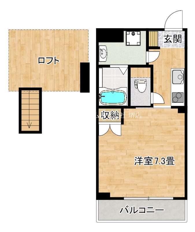 RIHITO堺 間取り