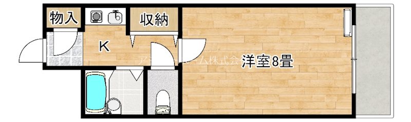 フォンティーヌ南三国 間取り