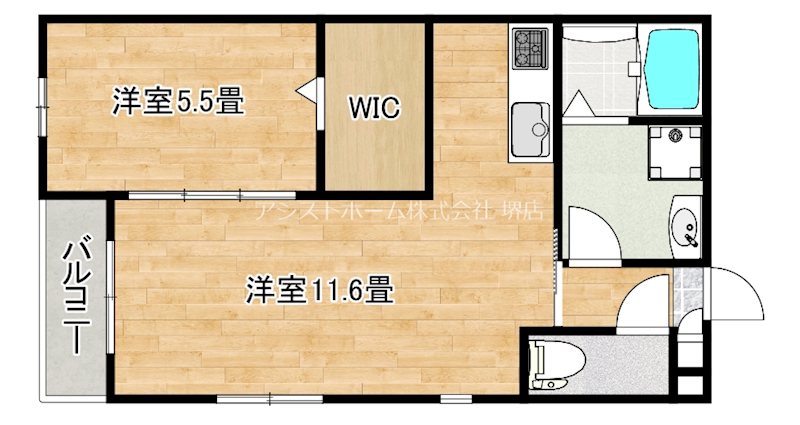 ジュネス7番館 間取り