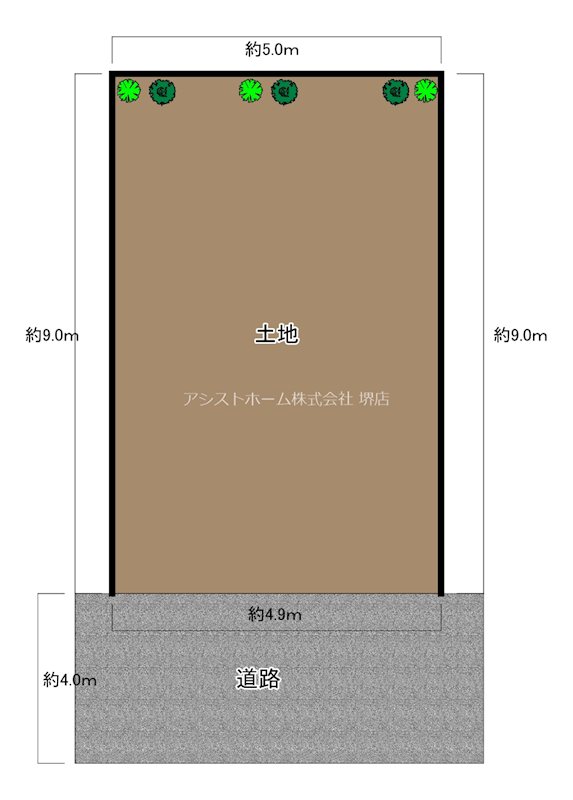 南旅篭町東貸土地 間取り