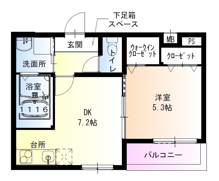 フジパレス高石駅北Ⅴ番館 間取り