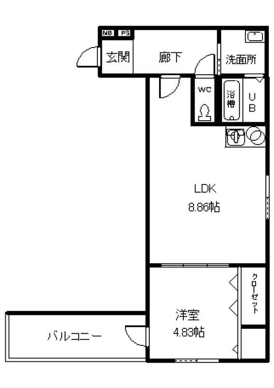 クルゼイロ旭町 間取り