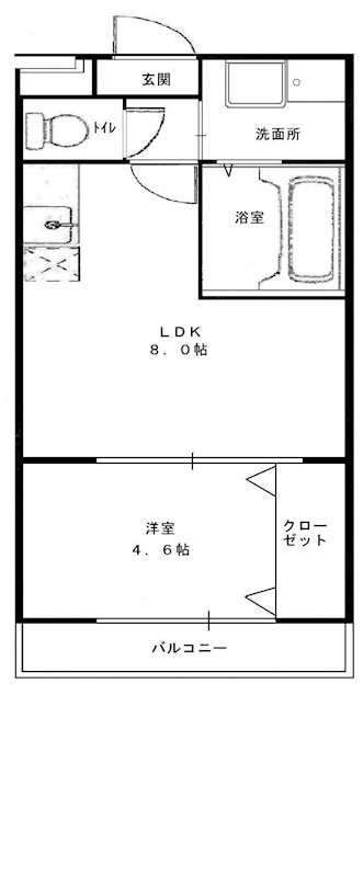 モンサント田中町 間取り