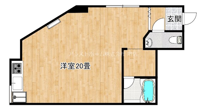 翁橋中央ビル 間取り