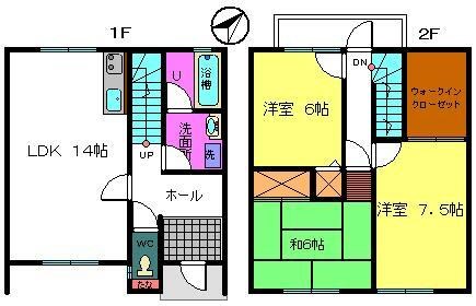 Ｃｏｚｙ　Ｃｏｕｒｔ 間取り