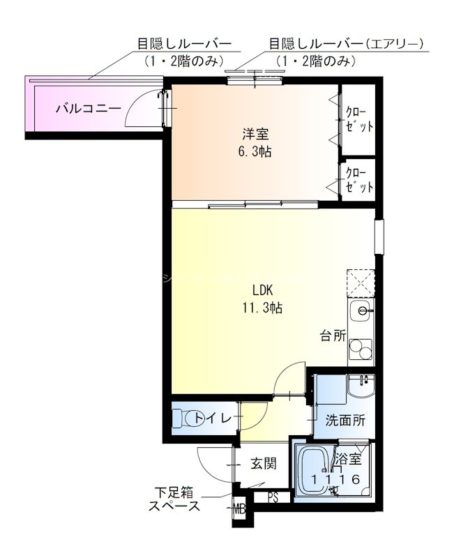 フジパレス高石加茂 間取り
