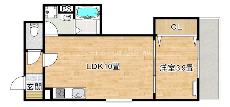 F＋style浜寺石津町西1号館 間取り