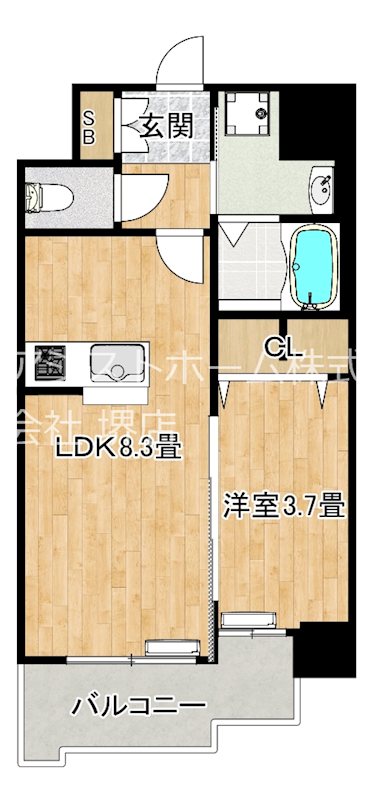S-RESIDENCE堺blaze 間取り