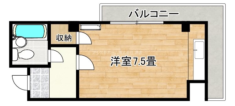 中之町TKハイツ 間取り