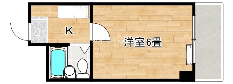 COCO堺東Ⅱ  間取り