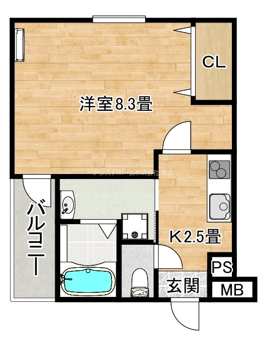 フジパレス西湊Ⅰ番館 間取り