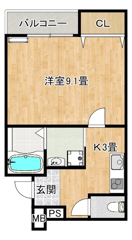 フジパレス堺諏訪森ノース 間取り
