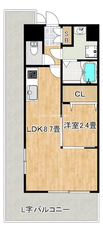 オリエンテム宿院南 間取り