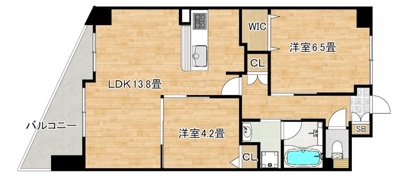 シュワーブ三国ヶ丘 間取り