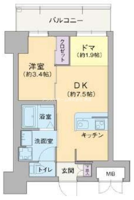 サザンクレスト七道シエル 間取り