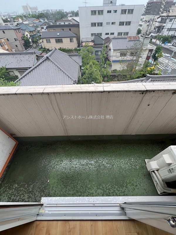 少林寺TKハイツ ベランダ