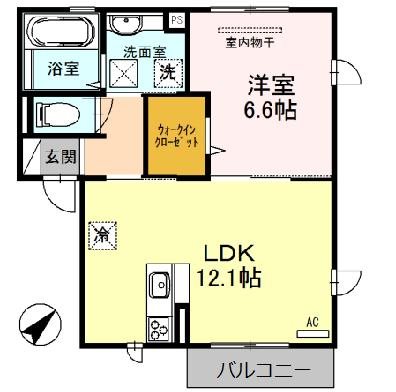 グリュック　ハイム 間取り