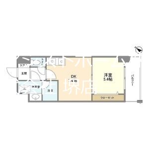 シティーコート大小路駅前 間取り