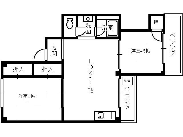 フォレストコート 全室洋室