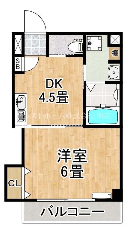 ロイヤルガーデン堺 間取り