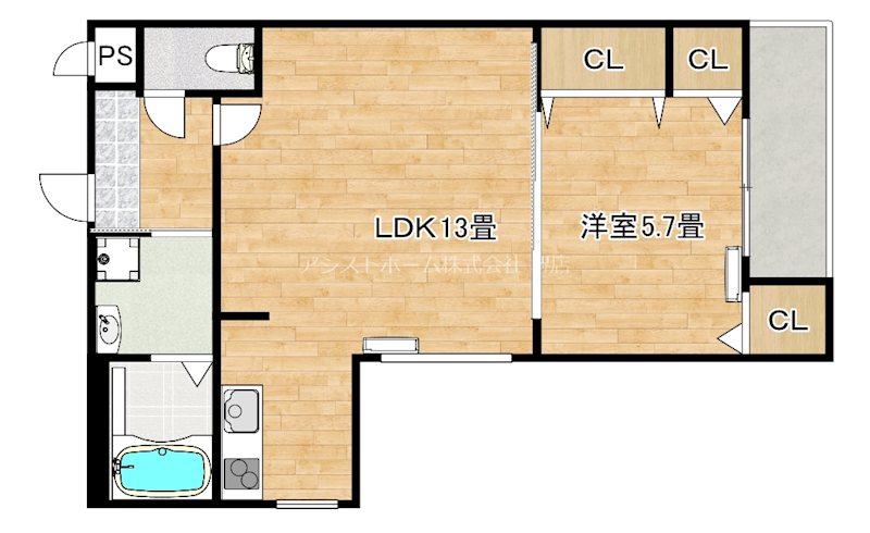 フジパレス堺大浜公園Ⅱ番館 間取り