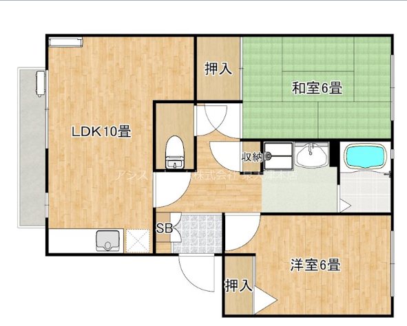 サンプライムシティ 間取り