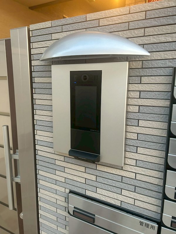 フジパレス高石加茂 来訪者をカメラで確認できるので女性の方にも安心