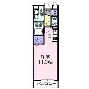 アンソレイエ　Ⅰ 間取り