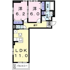 シャルール　メゾン　Ⅱ 間取り