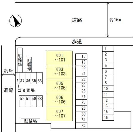 シャルマン木ノ元 駐車場