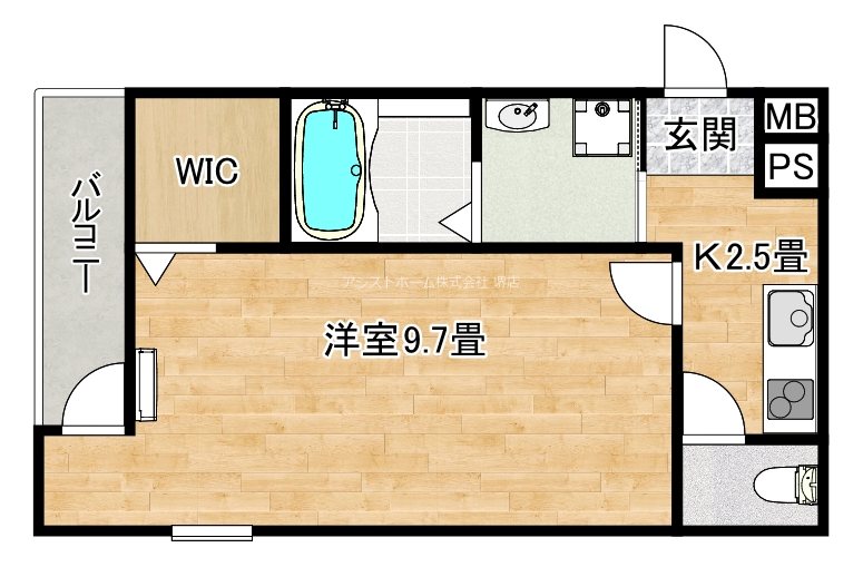 フジパレス堺中長尾Ⅲ番館 間取り