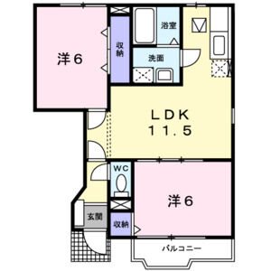 フレッシュアビテ北館 間取り