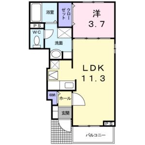 メゾフォルテⅡ 間取り