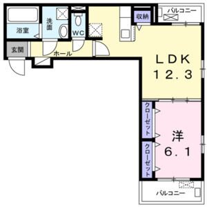 ミッテ　1号館 間取り
